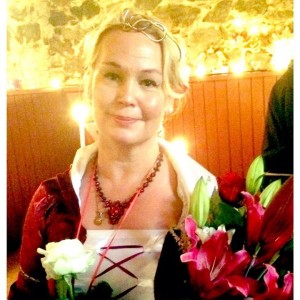 Katarina på Prästinneinvigning maj 2014