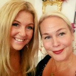 Vivi och Katarina på sophiatemplet